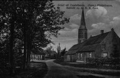 Kerkstraat-Kerk-Driehoek, ca. 1900